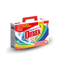 ПРАХ ЗА ПРАНЕ OMAX ЗА ЦВЕТНИ ТЪКАНИ 100+5 ПРАНЕТА, КУТИЯ 6,3 КГ