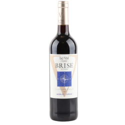 ЧЕРВЕНО ВИНО VIN DE FRANCE LE VAL BRISE 2021 CRD C6-P600-13° 0.75 Л