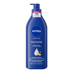 МЛЯКО ЗА ТЯЛО NIVEA NUTRIENTE С БАДЕМОВО ОЛИО /ПОМПА/ 500 МЛ.