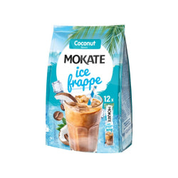 РАЗТВОРИМО АЙС ФРАПЕ MOKATE С ВКУС НА КОКОС 150 Г /12x12.5г/
