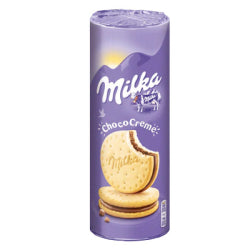 БИСКВИТИ САНДВИЧ MILKA CHOCO CREAM 260 Г.
