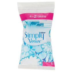 САМОБРЪСНАЧКИ GILLETTE VENUS 2 SIMPLY, ПЛИК 4+2 БР