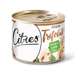 MUSHROOMS IN SUNFLOWER OIL CITRES FUNGHI TRIFOLATI, CANNED 180 G