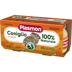 БЕБЕШКО ПЮРЕ PLASMON ЗАЕШКО МЕСО 2 х 80 Г.
