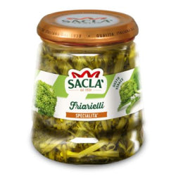 BROCCOLI IN SUNFLOWER OIL SACLA FRIARIELLI, GLASS 280 G
