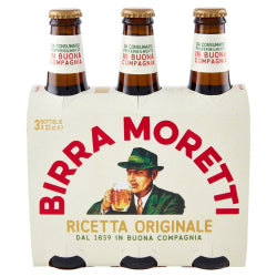 Бира Moretti 3 X 330 Мл, Стъкло.