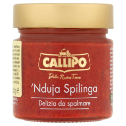 СОС-РАЗЯДКА ОТ СВИНСКО МЕСО И ЧИЛИ ЧУШКИ N'DUJA DI SPILINGA CALLIPO 200 Г