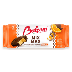 СУХИ ПАСТИ BALCONI MIX MAX С ПОРТОКАЛОВ КРЕМ И КАКАО 350 Г, 10 БР