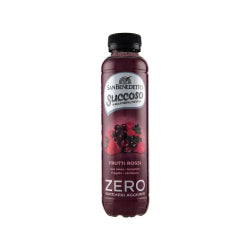 FRUIT DRINK SAN BENEDETTO SUCCOSO ZERO, FRUTTI ROSSI 400 ML