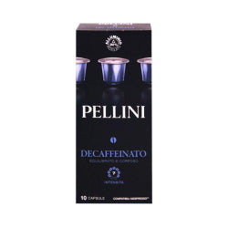 КАФЕ КАПСУЛИ PELLINI DECAFFENATO 10 БР,55Г.