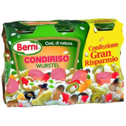 MIXED VEGETABLES BERNI CONDIRISO WURSTEL, GLASS 285 G