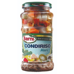 МИКС ЗЕЛЕНЧУЦИ С РИБА ТОН BERNI CONDIRISO MARE, СТЪКЛО 285 Г