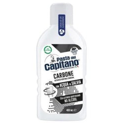 ВОДА ЗА УСТА CAPITANO С АКТИВЕН ВЪГЛЕН, 400 МЛ