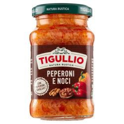 SAUCE WITH ROASTED PEPPERS AND WALNUTS STAR TIGULLIO, GLASS 185 G