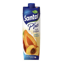 SANTAL PLUS MANGO AND PEACH JUICE, 1 L