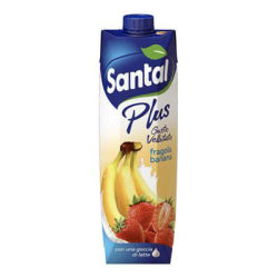 SANTAL PLUS STRAWBERRY AND BANANA JUICE, 1 L