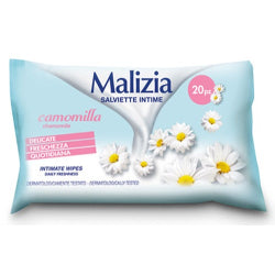 INTIMATE WIPES MALIZIA CAMOUFLAGE 20 PCS