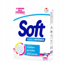 ПРАХ ЗА ПРАНЕ SOFT BIANCO INTENSO 105 ПРАНЕТА, 5.25 КГ