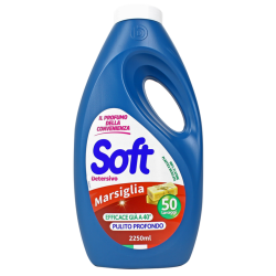 ТЕЧЕН ПРЕПАРАТ SOFT МАРСИЛСКИ САПУН 50 ПРАНЕТА, 2.25 Л