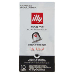 КАФЕ КАПСУЛИ ILLY ESPRESSO FORTE 10 БР.