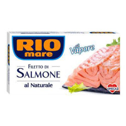 ФИЛЕ СЬОМГА RIO MARE НАТУРАЛНО, КОНСЕРВА 150 Г