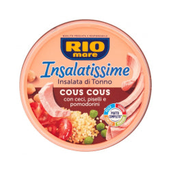 RIO MARE TUNA FISH SALAD WITH COUSCOUS AND VEGETABLES 220 G, CANNED