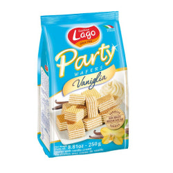 МИНИ ВАФЛИ LAGO PARTY ВАНИЛИЯ 250 Г