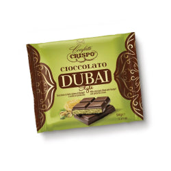 МЛЕЧЕН ШОКОЛАД CRISPO DUBAI С ШАМ ФЪСТЪК 94 Г