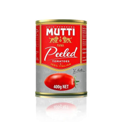 MUTTI WHOLE PEELED TOMATOES, CANNED 400 G
