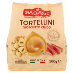 PASTA-TORTELLINI PAGANI WITH PROSCIUTTO CRUDO, BAG 500 G