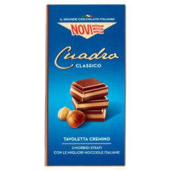 ШОКОЛАД NOVI CUADRO CLASSICO С ЛЕШНИКОВ КРЕМ 110 Г.