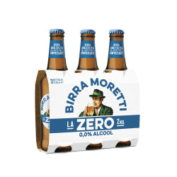 Безалкохолна Бира Moretti Zero 3X330 Мл Vol.0°.