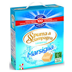 ПРАХ ЗА ПРАНЕ SPUMA DI SCIAMPAGNA MARSIGLIA КУТИЯ, 100 ПРАНЕТА 4.5 КГ