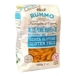 PASTA RUMMO MEZZE PENNE RIGATE #28, GLUTEN FREE, 400 G