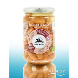 ORGANIC WHITE BEAN ALCE NERO, GLASS 300 G