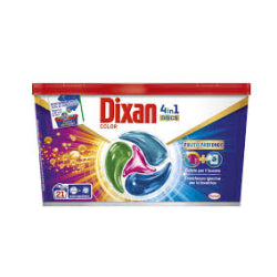 КАПСУЛИ ЗА ПРАНЕ DIXAN DISCS ЗА ЦВЕТНИ ТЪКАНИ, 21 БР.
