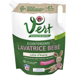 ТЕЧЕН ПРЕПАРАТ CHANTECLAIR VERT BEBE 1.2 Л ОВЕСЕНО МЛЯКО, 30 ПРАНЕТА, ПЪЛНИТЕЛ.