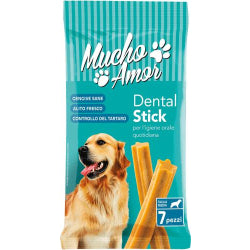 ДЕНТАЛНИ ПРЪЧКИ ЗА КУЧЕТА MUCHO AMOR MEDIUM 7 БР, 180 Г.