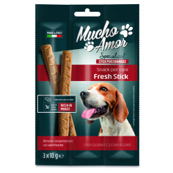 Закуска/Пръчки За Кучета Mucho Amor Fresh Stick, Вкус На Телешко 30 Г.