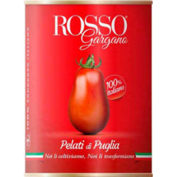 PEELED TOMATOES ROSSO GARGANO DI PUGLIA, CANNED 400 G