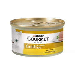 ХРАНА ЗА КОТКИ PURINA GOURMET GOLD, С ПИЛЕ 85 Г.
