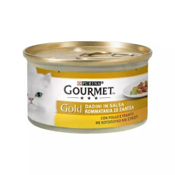 ХРАНА ЗА КОТКИ PURINA GOURMET GOLD С ПИЛЕ, КОНСЕРВА 85 Г.