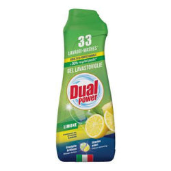 DISHWASHER GEL DUALPOWER LIMONE 33 DOSES, 660 ML