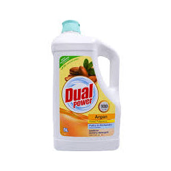 LIQUID DETERGENT DUALPOWER ARGAN 100 WASHES, 5 L