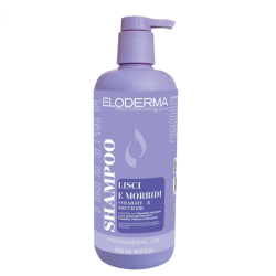 ШАМПОАН ЗА ПРАВА И МЕКА КОСА ELODERMA 500 МЛ