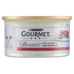 Храна За Котки Purina Gourmet Diamant С Парченца Телешко, Консерва 85 Г