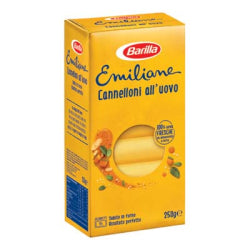 PASTA BARILLA EMILIANE CANNELLONI WITH EGGS, 250 G