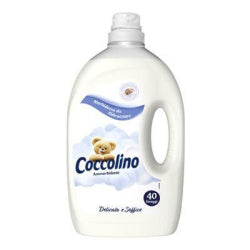 SOFTENER COCCOLINO DELICATO BIANCO E SOFFICE 40 WASH, 3 L