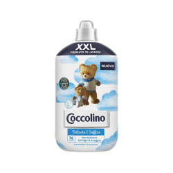 ОМЕКОТИТЕЛ-КОНЦЕНТРАТ COCCOLINO XXL ЗА ДЕЛИКАТНИ ТЪКАНИ, 76 ПР, 1.75 Л