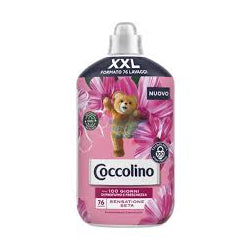 ОМЕКОТИТЕЛ-КОНЦЕНТРАТ COCCOLINO XXL SENSATIONE SETA, 76 ПР, 1.75 Л